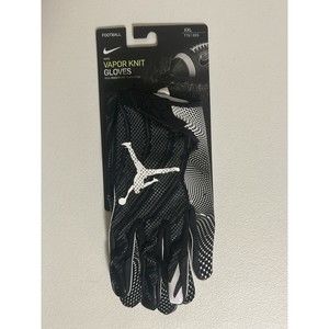 Nike Jordan Vapor Knit  Adult Receiver Football Gloves XXL CJ9849 091 Black